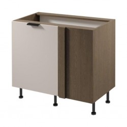 Virtuvės spintelė SORENTO D100N-P kampinė (dešininė) (Baltic Storm/Beige) V